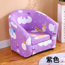 Load image into Gallery viewer, Children's Sofa Cartoon Girl Princess Single Kindergarten Seat Cartoon Washable Cloth Cute Baby Small Sofa Kids Chair Gift