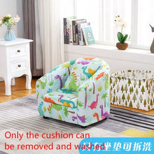 Load image into Gallery viewer, Children's Sofa Cartoon Girl Princess Single Kindergarten Seat Cartoon Washable Cloth Cute Baby Small Sofa Kids Chair Gift