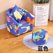 Load image into Gallery viewer, Children's Sofa Cartoon Girl Princess Single Kindergarten Seat Cartoon Washable Cloth Cute Baby Small Sofa Kids Chair Gift