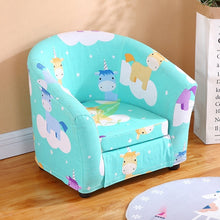 Load image into Gallery viewer, Children's Sofa Cartoon Girl Princess Single Kindergarten Seat Cartoon Washable Cloth Cute Baby Small Sofa Kids Chair Gift