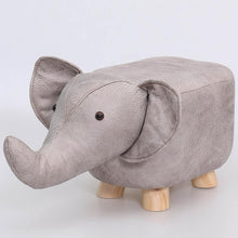 Load image into Gallery viewer, Animal Shaped Storage Ottoman Padded Cushion Ride-on Footrest Stool Rest Seat US/UK/RU/AU/CN