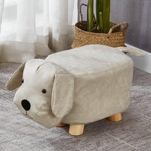 Load image into Gallery viewer, Animal Shaped Storage Ottoman Padded Cushion Ride-on Footrest Stool Rest Seat US/UK/RU/AU/CN