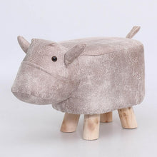 Load image into Gallery viewer, Animal Shaped Storage Ottoman Padded Cushion Ride-on Footrest Stool Rest Seat US/UK/RU/AU/CN