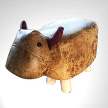 Load image into Gallery viewer, Animal Shaped Storage Ottoman Padded Cushion Ride-on Footrest Stool Rest Seat US/UK/RU/AU/CN