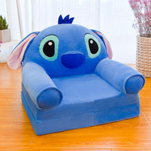 Load image into Gallery viewer, Only Cover NO Filling Cartoon Crown Seat Puff Skin Cover for Toddler Children Sofa Folding Baby Kids Best Gifts