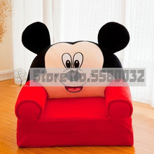 Load image into Gallery viewer, Children Folding Small Sofa Cartoon Cute Boy Girl Lazy Chair Kindergarten Baby Stool Reading Removable Washable