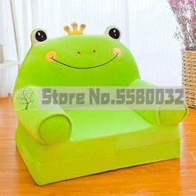 Load image into Gallery viewer, Children Folding Small Sofa Cartoon Cute Boy Girl Lazy Chair Kindergarten Baby Stool Reading Removable Washable