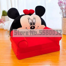 Load image into Gallery viewer, Children Folding Small Sofa Cartoon Cute Boy Girl Lazy Chair Kindergarten Baby Stool Reading Removable Washable
