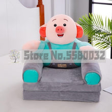Load image into Gallery viewer, Children Folding Small Sofa Cartoon Cute Boy Girl Lazy Chair Kindergarten Baby Stool Reading Removable Washable