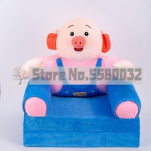 Load image into Gallery viewer, Children Folding Small Sofa Cartoon Cute Boy Girl Lazy Chair Kindergarten Baby Stool Reading Removable Washable
