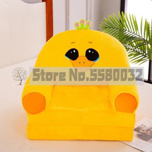Load image into Gallery viewer, Children Folding Small Sofa Cartoon Cute Boy Girl Lazy Chair Kindergarten Baby Stool Reading Removable Washable