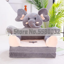 Load image into Gallery viewer, Children Folding Small Sofa Cartoon Cute Boy Girl Lazy Chair Kindergarten Baby Stool Reading Removable Washable