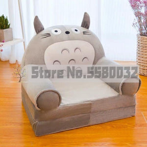 Children Folding Small Sofa Cartoon Cute Boy Girl Lazy Chair Kindergarten Baby Stool Reading Removable Washable