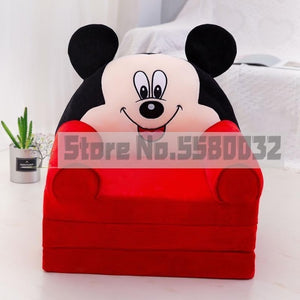 Children Folding Small Sofa Cartoon Cute Boy Girl Lazy Chair Kindergarten Baby Stool Reading Removable Washable